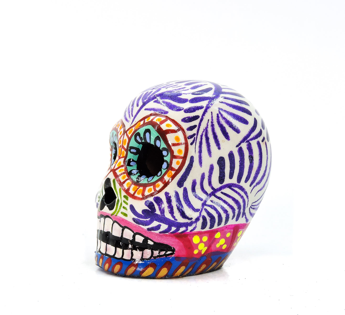 Calavera Chica decorado Plumilla