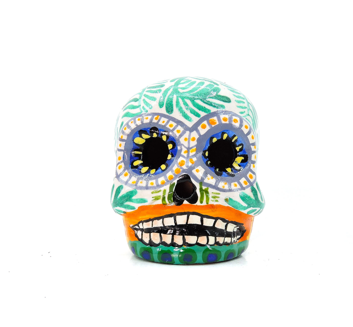 Calavera Chica decorado Plumilla