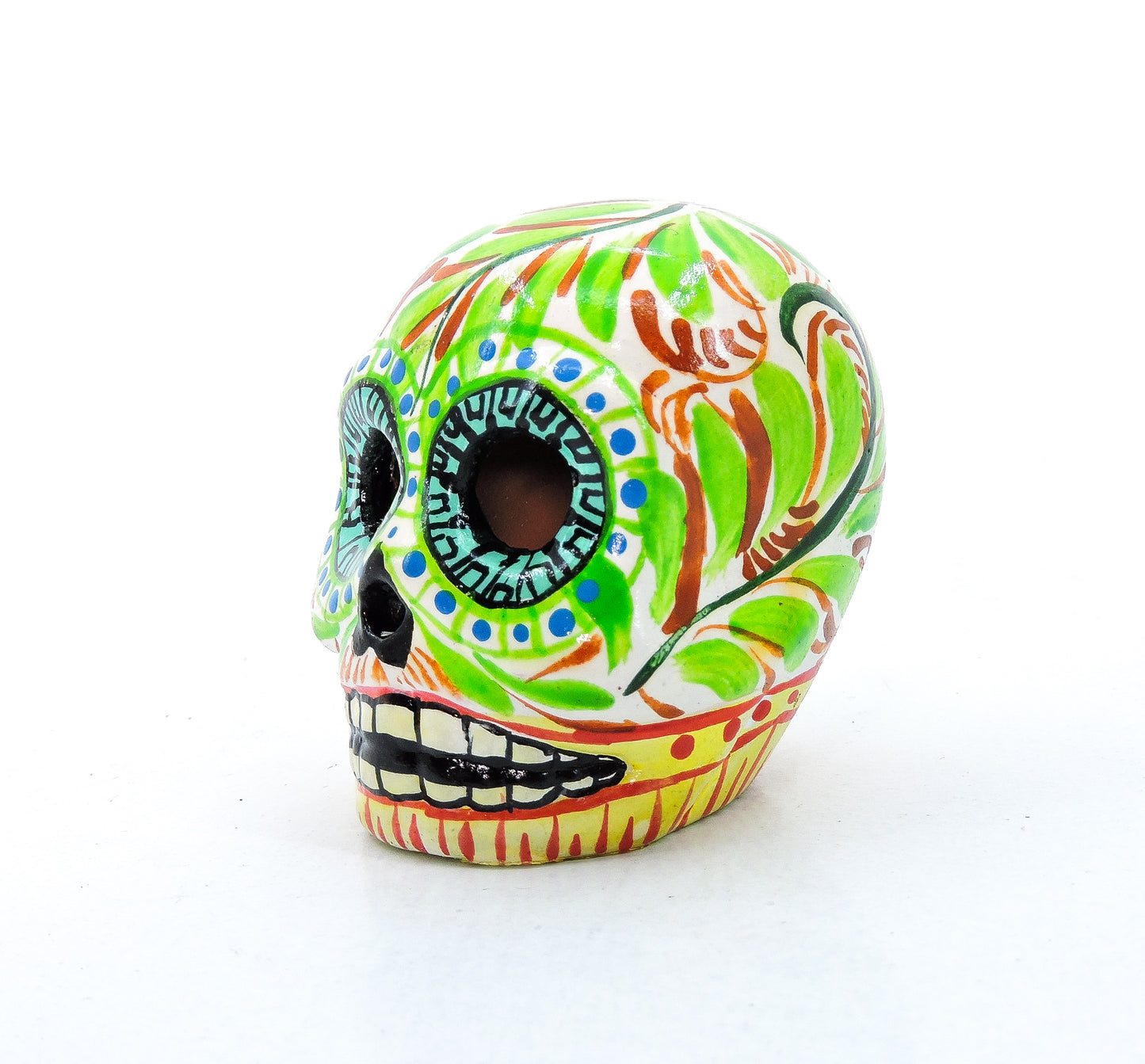 Calavera Chica decorado Plumilla