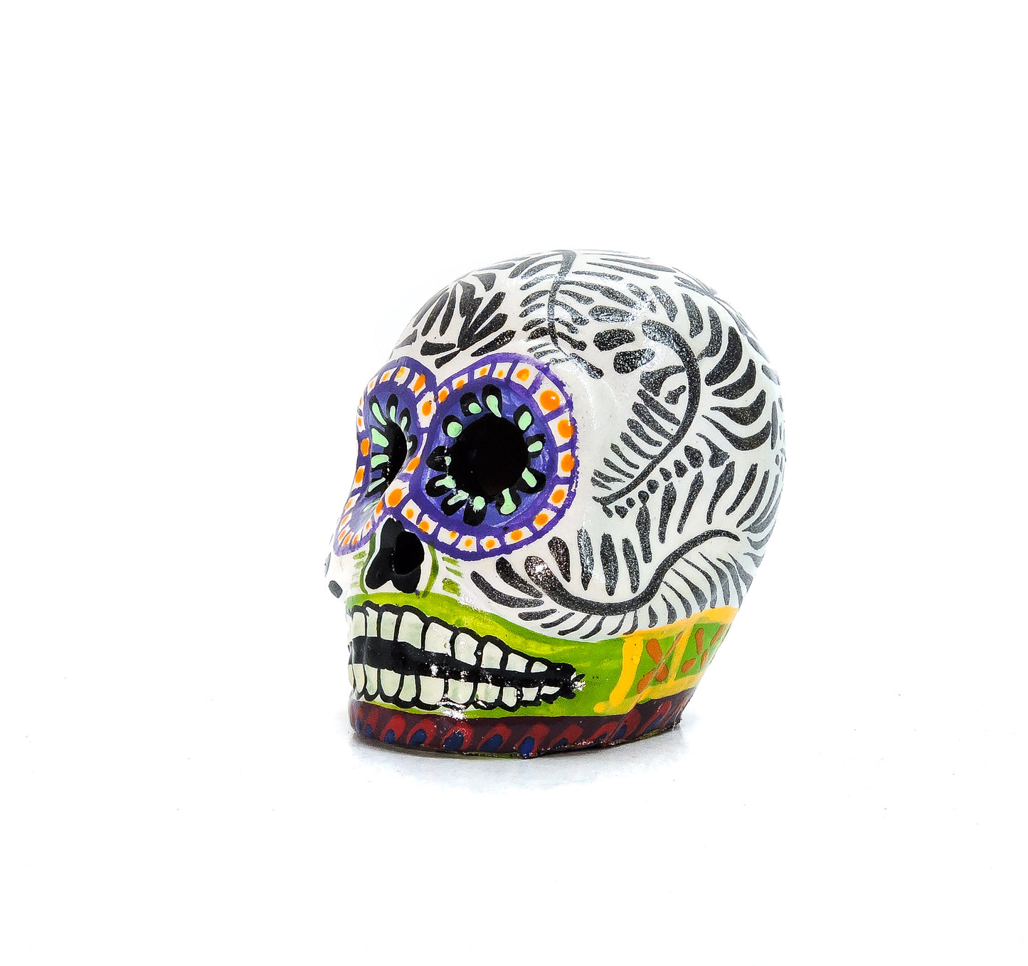 Calavera Chica decorado Plumilla
