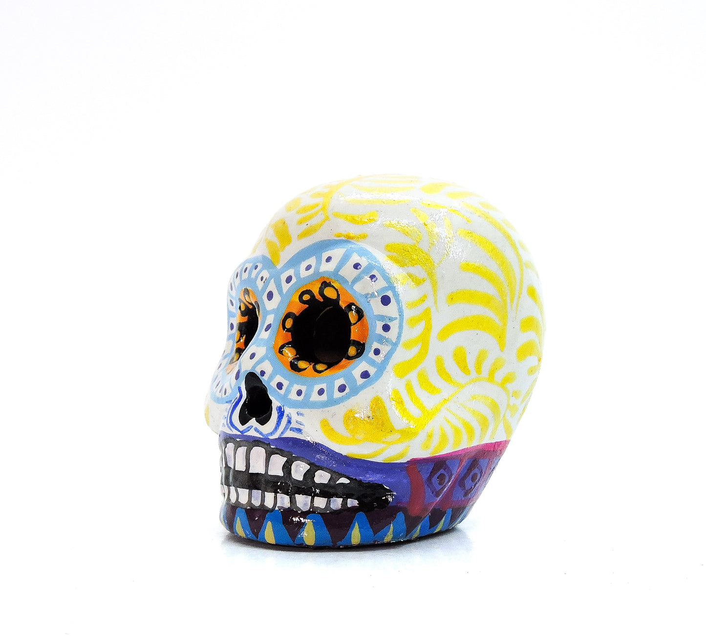 Calavera Chica decorado Plumilla