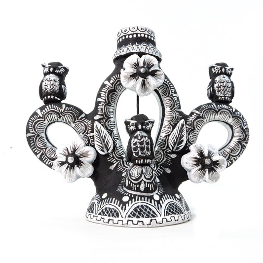 Candelabro Tripe Arco Monocromatico