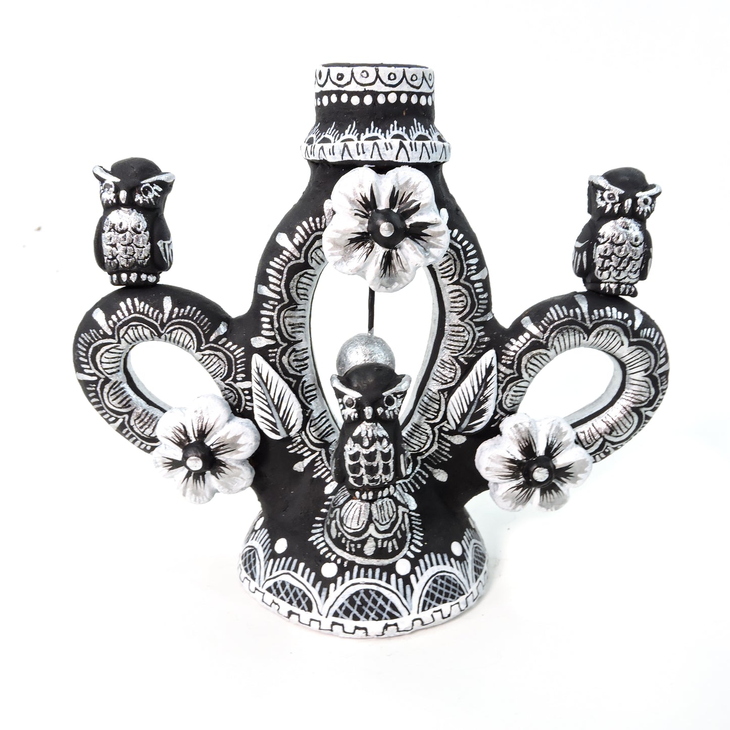 Candelabro Tripe Arco Monocromatico