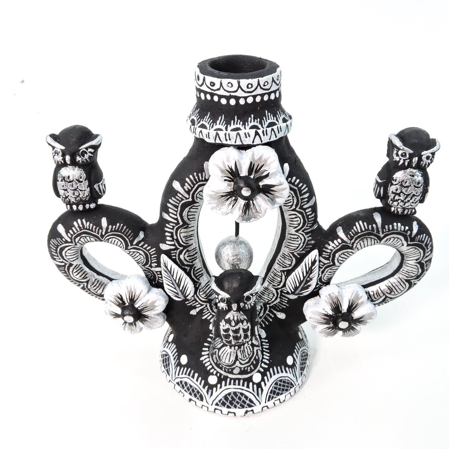 Candelabro Tripe Arco Monocromatico