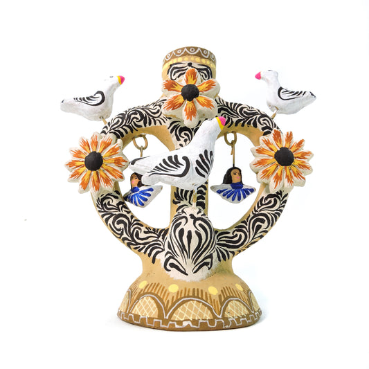 Candelabro Angeles y Palomas Arena