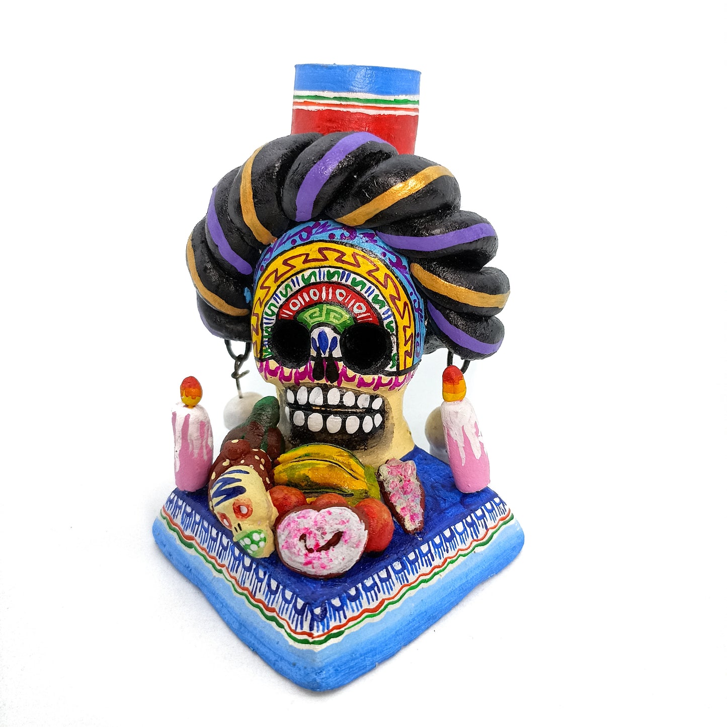 Ofrenda Frida Calavera mini Azul
